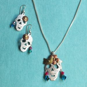 El Dia De Los Muertos Set Sterling Silver